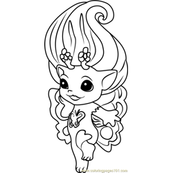 Dolly Zelf Free Coloring Page for Kids