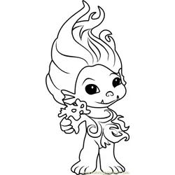 Flamy Zelf Free Coloring Page for Kids