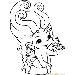 Flittabell Zelf Free Coloring Page for Kids