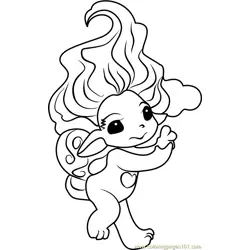 Float Zelf Free Coloring Page for Kids