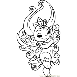 Frostelle Zelf Free Coloring Page for Kids