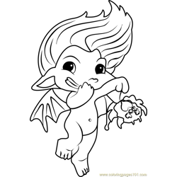 Garny Zelf Free Coloring Page for Kids