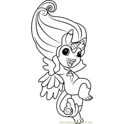 Hightail Zelf Free Coloring Page for Kids