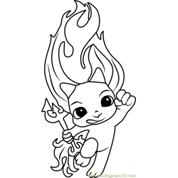 Lil'D Zelf Free Coloring Page for Kids