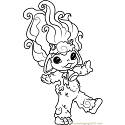 Lilly-goat Zelf Free Coloring Page for Kids