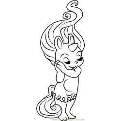 Lullaby Zelf Free Coloring Page for Kids