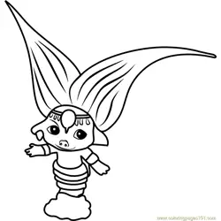 Magicella Zelf Free Coloring Page for Kids