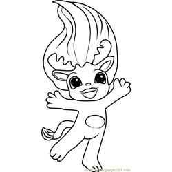Manny Zelf Free Coloring Page for Kids