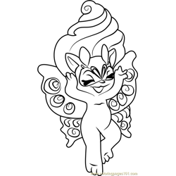 Moon-Flight Zelf Free Coloring Page for Kids