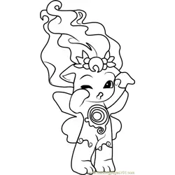 Moona Zelf Free Coloring Page for Kids