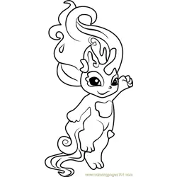 Moonicorn Zelf Free Coloring Page for Kids
