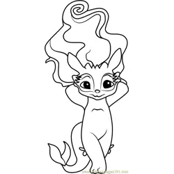 Oceana Zelf Free Coloring Page for Kids