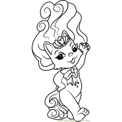 Pretty-Kit Zelf Free Coloring Page for Kids