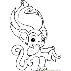 Smoothie Zelf Free Coloring Page for Kids