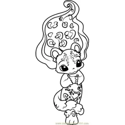 Snowanne Zelf Free Coloring Page for Kids