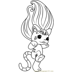 Snowphie Zelf Free Coloring Page for Kids