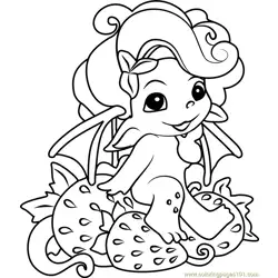 Strawberry Vampula Zelf Free Coloring Page for Kids