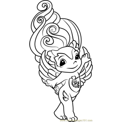 Swanda Zelf Free Coloring Page for Kids