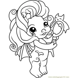 Vampula Zelf Free Coloring Page for Kids