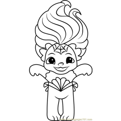 Webina Zelf Free Coloring Page for Kids