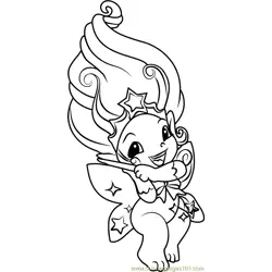 Wishka Zelf Free Coloring Page for Kids