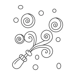 Bubble Wand Fun Free Coloring Page for Kids