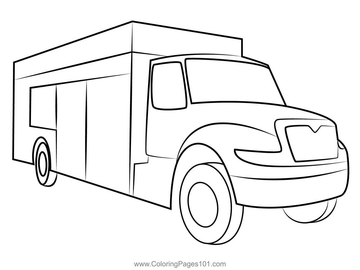 Emergency Vehicle Coloring Page for Kids - Free Ambulances Printable ...