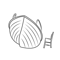 Single Boat On Seaside Free Coloring Page for Kids