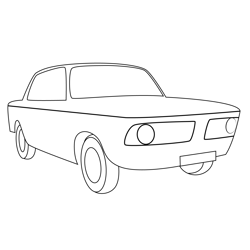 Bmw 1500 Free Coloring Page for Kids