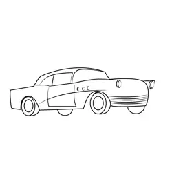 Buick Luxury Car Free Coloring Page for Kids