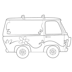 Car Free Coloring Page for Kids