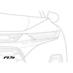 2019 Chevrolet Blazer RS Free Coloring Page for Kids