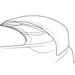 Mustang GT Apollo Rear Spoiler Free Coloring Page for Kids