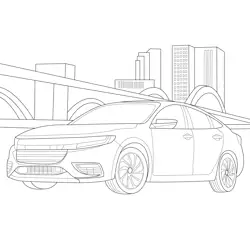 2019 Honda Insight Sedan Free Coloring Page for Kids