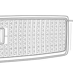 Toyota Century Grille Detail Free Coloring Page for Kids
