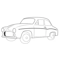 Transportation Cars Free Coloring Page for Kids