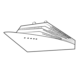 Big Ship Free Coloring Page for Kids