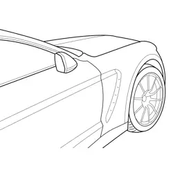 2016 Mustang Shelby GT350 Profile Free Coloring Page for Kids