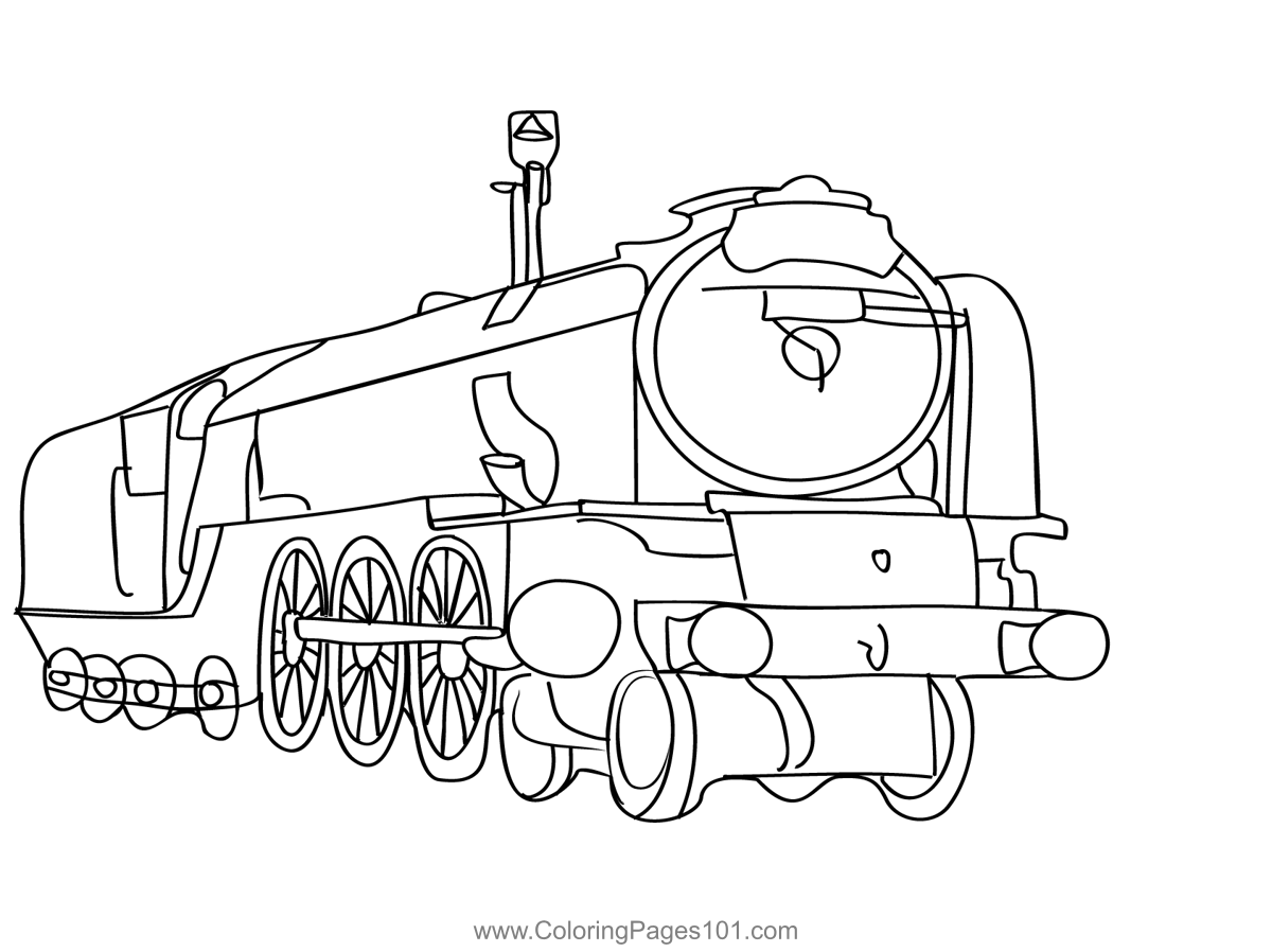 Steam Coloring Pages