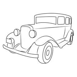 1931 Auburn 8 98 Free Coloring Page for Kids