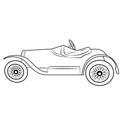 Rolls Royce Free Coloring Page for Kids