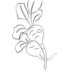 Beets 2 Free Coloring Page for Kids