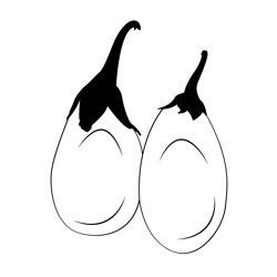 Eggplant 2 Free Coloring Page for Kids