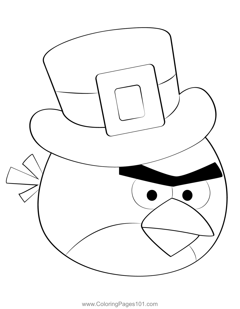 Angry Bird With Hat