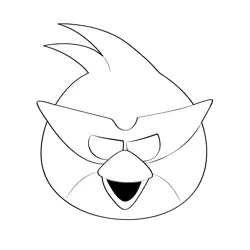 Angry Birds Space guide Free Coloring Page for Kids