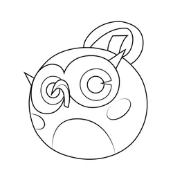 Betty (hatchling) Angry Birds Free Coloring Page for Kids
