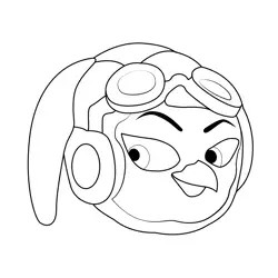Hera Syndulla Angry Birds Free Coloring Page for Kids