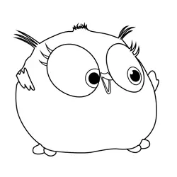 Lily Angry Birds Free Coloring Page for Kids