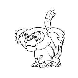 Marmosets Angry Birds Free Coloring Page for Kids