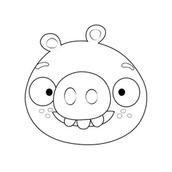 Ross Angry Birds Free Coloring Page for Kids